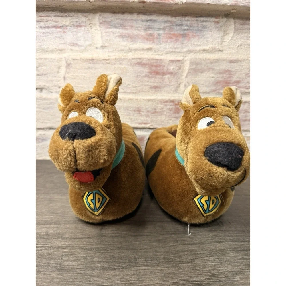 Vintage Scooby-Doo Slippers Hanna Barbera 2000 Cartoon Network Kids Size 1-2 S